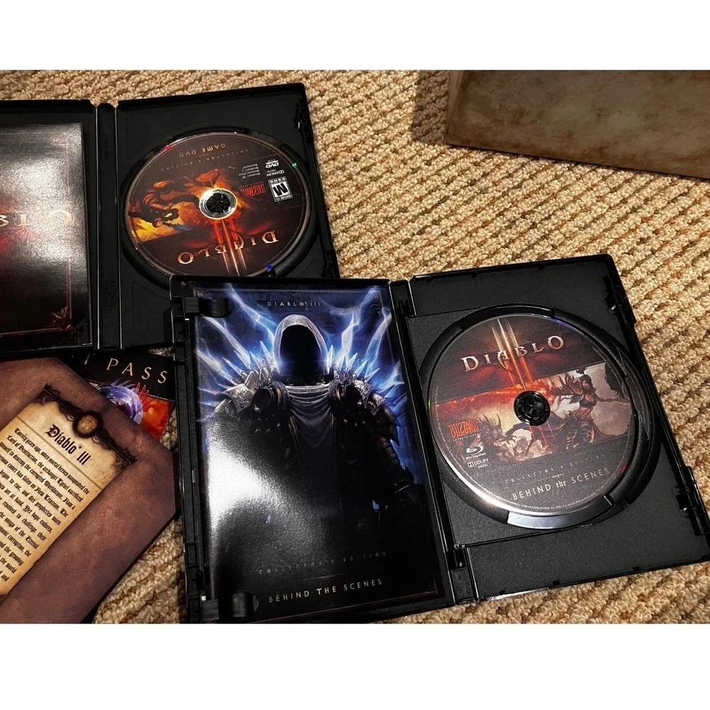 Diablo III & Reaper of Souls Collector's Edition PC Blizzard Big Box‎ Set Bundle